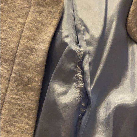 VINTAGE periwinkle 5 button Zara coat - Picture 8 of 8